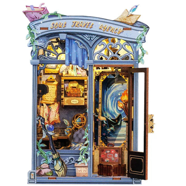 Book Nook Soul Travel Agency – DIY avec éclairage LED intégré