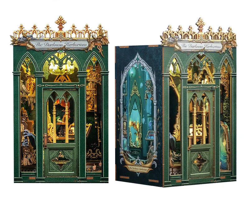 Book Nook The Darkness Herbarium – DIY avec éclairage LED intégré